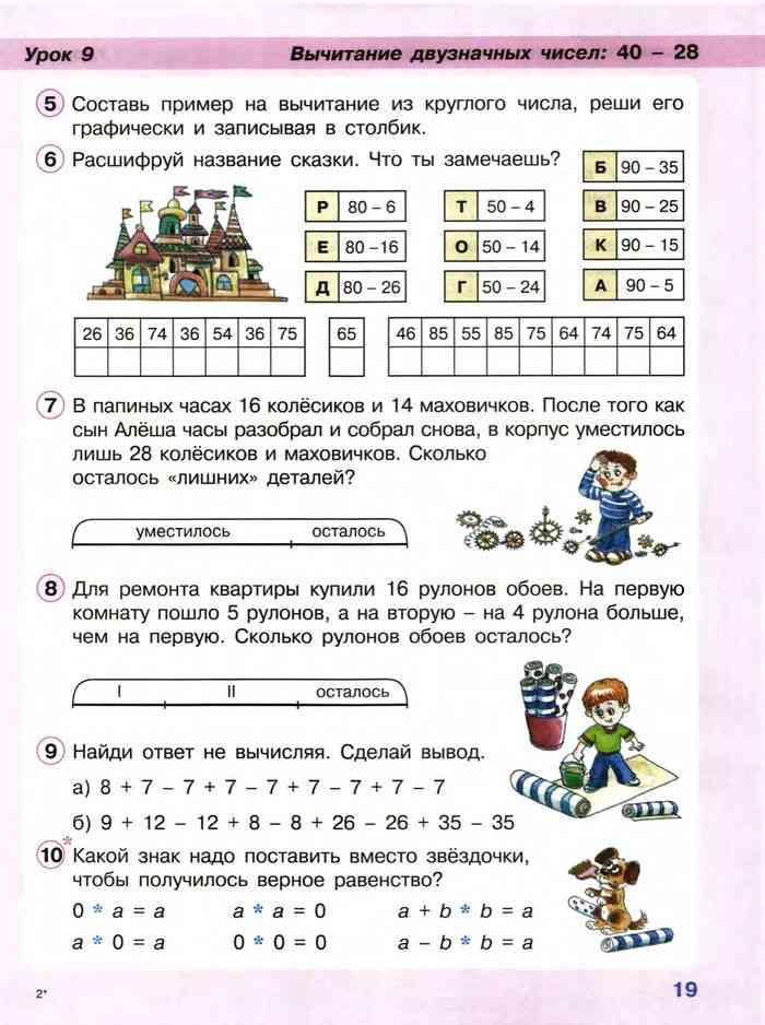 Математика петерсон 1 класс урок 42 презентация