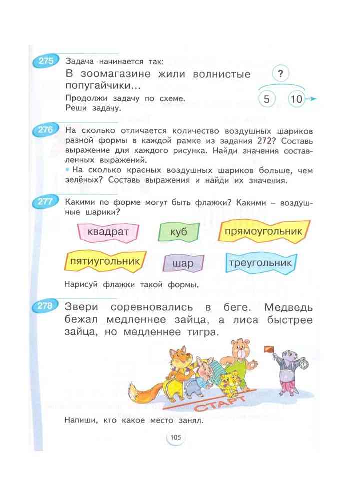 В зоомагазине жили волнистые попугайчики продолжи задачу по схеме