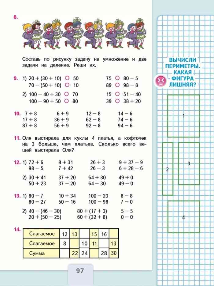 Математика 2 класс 2 часть картинки