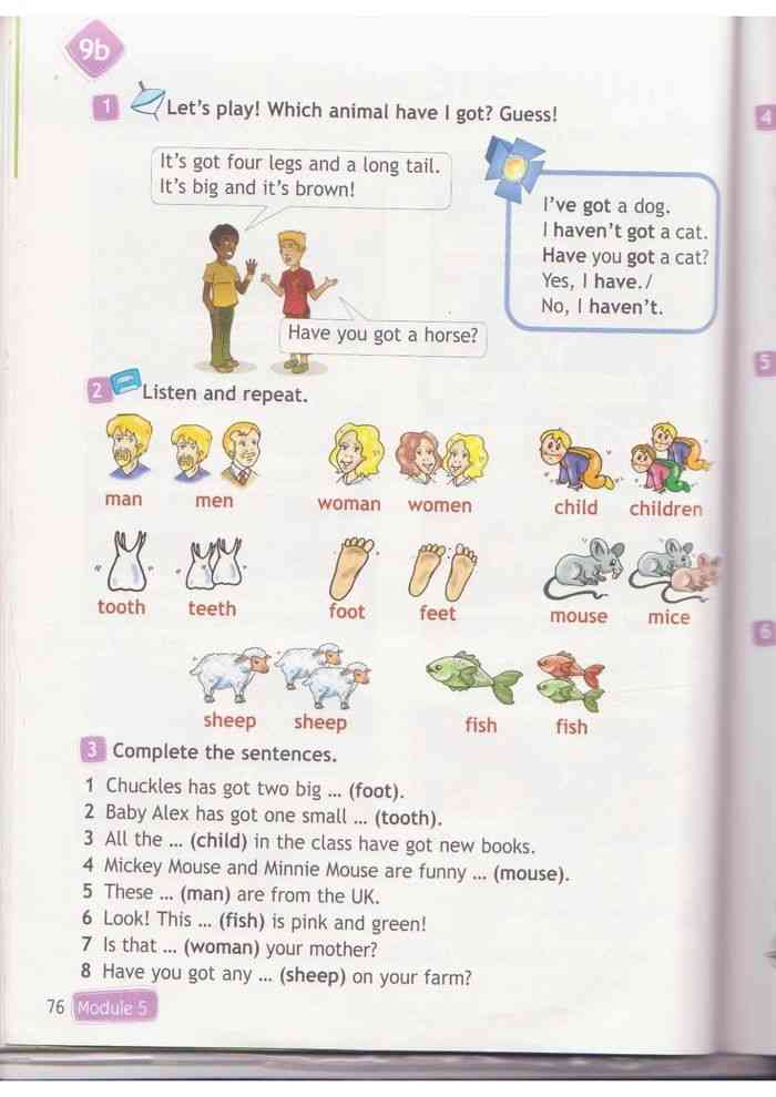 Английский 3 класс страница 81 упражнение 5