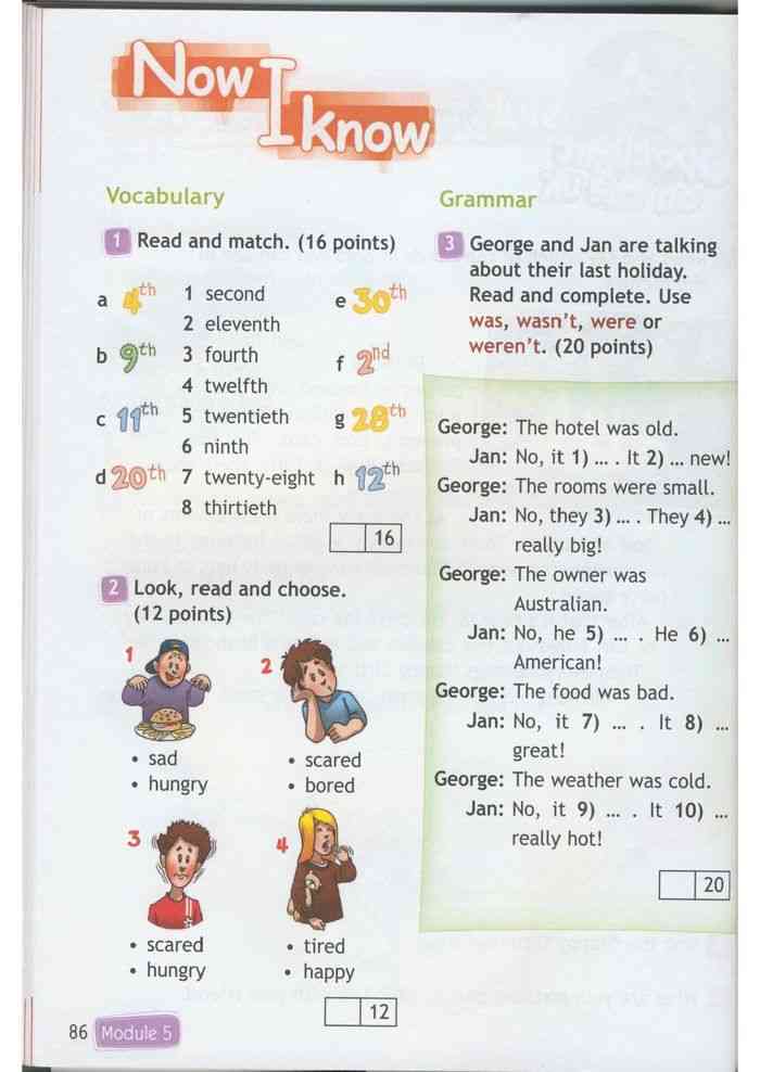 Английский 7 класс страница 87 номер 4