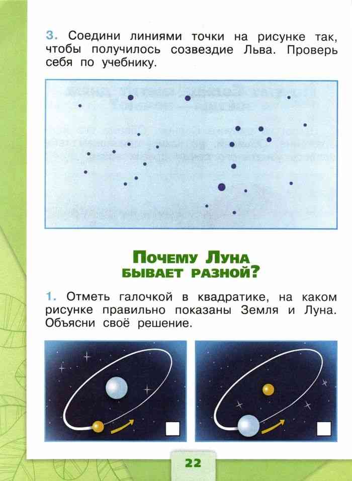 Созвездие льва рисунок по точкам окружающий мир 1 класс рабочая тетрадь