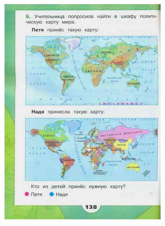 Проект карта 2 класс. Что такое карта 2 класс окружающий мир учебник.