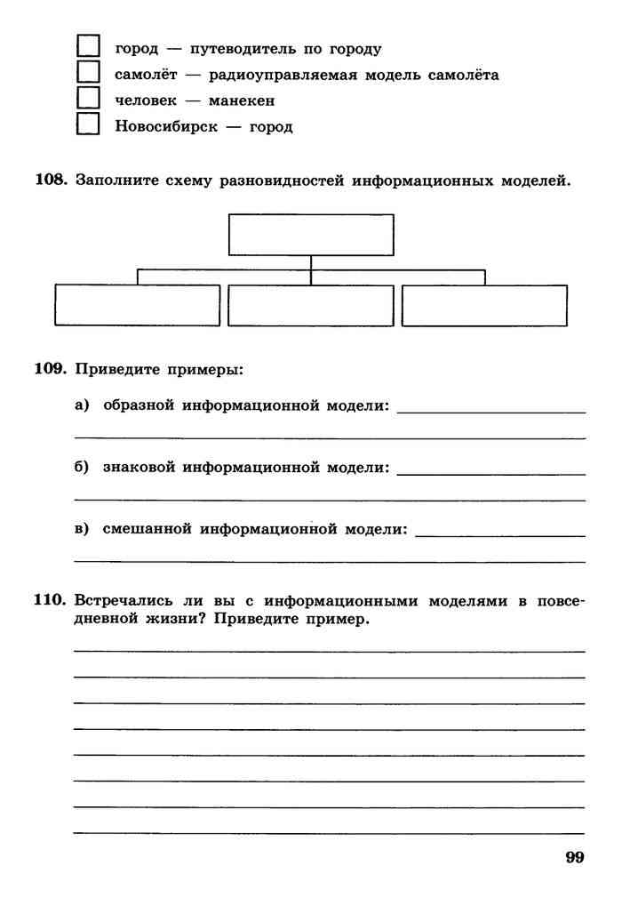 Информатика Рабочая Тетрадь 6 Класс Босова Бесплатно Читать Онлайн